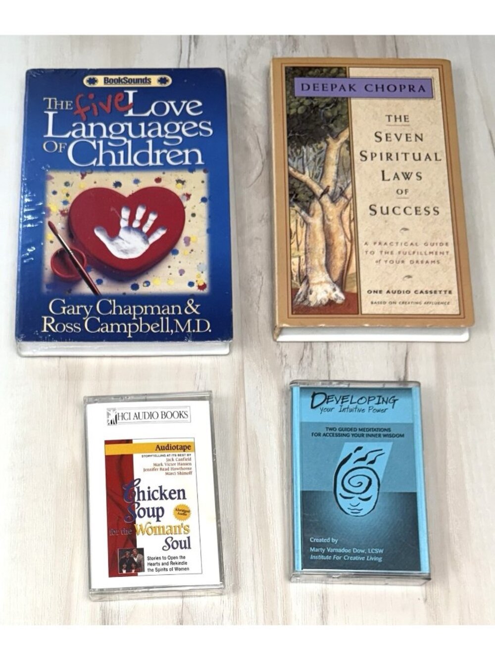 Lot 4 Inspiration Motivation Self-Improvement Help AUDIOBOOKS on Cassette TESTED